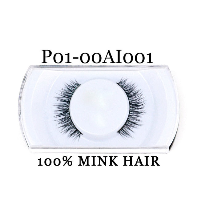 Yaders Faux Mink Eyelashes Natural False Eyelashes Dramatic 3D Mink Lashes Long Lasting Eye Lashes Make Up Fake Eyelashes OAAAA