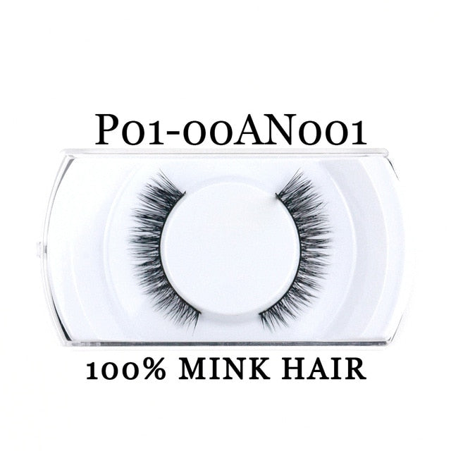 Yaders Faux Mink Eyelashes Natural False Eyelashes Dramatic 3D Mink Lashes Long Lasting Eye Lashes Make Up Fake Eyelashes OAAAA