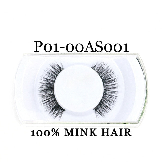 Yaders Faux Mink Eyelashes Natural False Eyelashes Dramatic 3D Mink Lashes Long Lasting Eye Lashes Make Up Fake Eyelashes OAAAA
