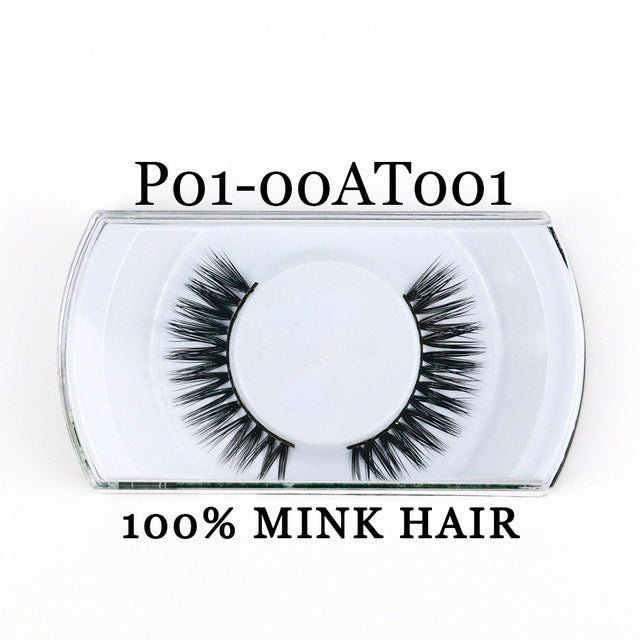 Yaders Faux Mink Eyelashes Natural False Eyelashes Dramatic 3D Mink Lashes Long Lasting Eye Lashes Make Up Fake Eyelashes OAAAA
