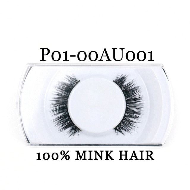 Yaders Faux Mink Eyelashes Natural False Eyelashes Dramatic 3D Mink Lashes Long Lasting Eye Lashes Make Up Fake Eyelashes OAAAA
