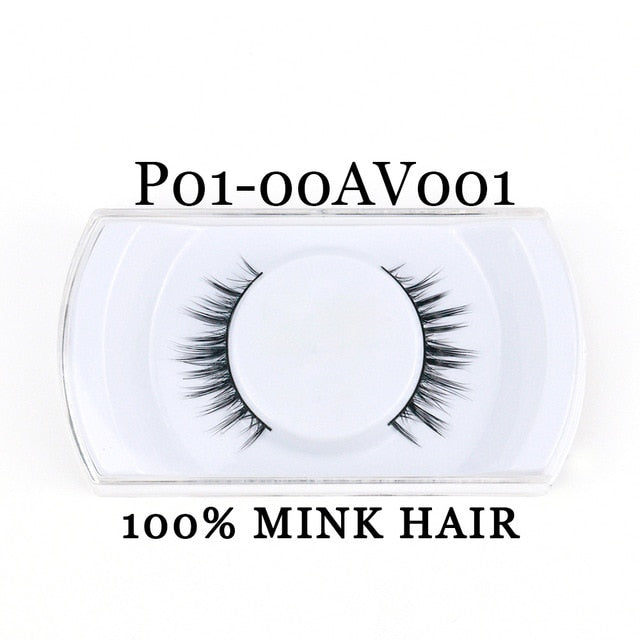 Yaders Faux Mink Eyelashes Natural False Eyelashes Dramatic 3D Mink Lashes Long Lasting Eye Lashes Make Up Fake Eyelashes OAAAA