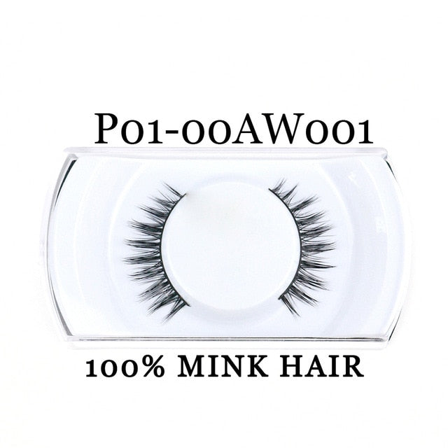 Yaders Faux Mink Eyelashes Natural False Eyelashes Dramatic 3D Mink Lashes Long Lasting Eye Lashes Make Up Fake Eyelashes OAAAA