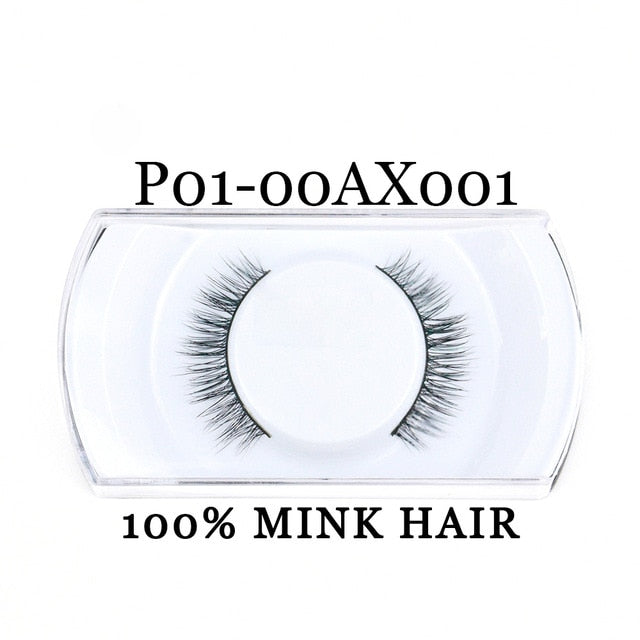 Yaders Faux Mink Eyelashes Natural False Eyelashes Dramatic 3D Mink Lashes Long Lasting Eye Lashes Make Up Fake Eyelashes OAAAA