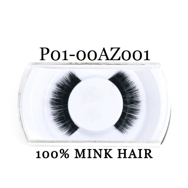 Yaders Faux Mink Eyelashes Natural False Eyelashes Dramatic 3D Mink Lashes Long Lasting Eye Lashes Make Up Fake Eyelashes OAAAA