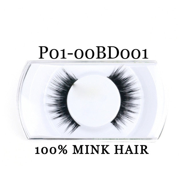 Yaders Faux Mink Eyelashes Natural False Eyelashes Dramatic 3D Mink Lashes Long Lasting Eye Lashes Make Up Fake Eyelashes OAAAA