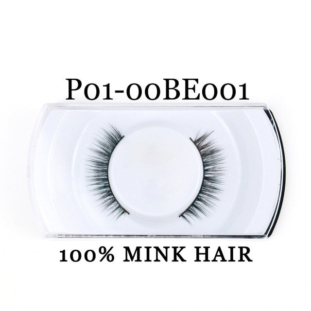 Yaders Faux Mink Eyelashes Natural False Eyelashes Dramatic 3D Mink Lashes Long Lasting Eye Lashes Make Up Fake Eyelashes OAAAA