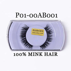 Yaders Faux Mink Eyelashes Natural False Eyelashes Dramatic 3D Mink Lashes Long Lasting Eye Lashes Make Up Fake Eyelashes OAAAA