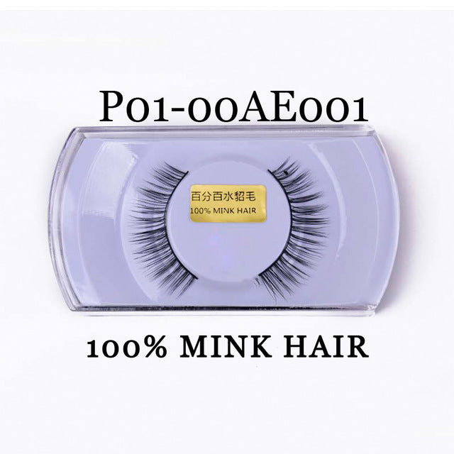 Yaders Faux Mink Eyelashes Natural False Eyelashes Dramatic 3D Mink Lashes Long Lasting Eye Lashes Make Up Fake Eyelashes OAAAA